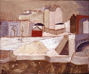 Escena de calle de París