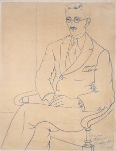 Retrato de Gerald Reitlinger, 1926 de Christopher Wood