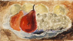 Concha, plato y fruta, c.1922 de Christopher Wood