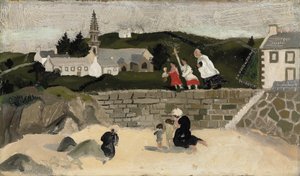 El Sacramento, Ploaré, Bretaña de Christopher Wood