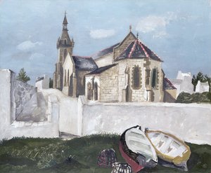 Iglesia de Treboul, Bretaña de Christopher Wood