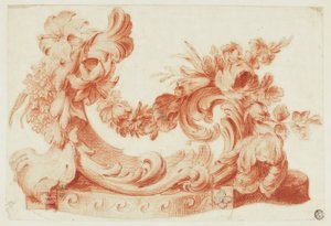 Diseño ornamental con flores