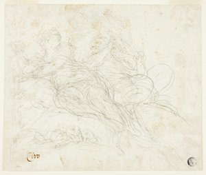 Ninfa y sátiro de Ciro Ferri