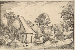 Granja, lámina 5 de Regiunculae et Villae Aliquot Ducatus Brabantiae de Claes Jansz Visscher