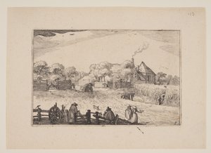 La posada de Pot, de Vistas en los alrededores de Haarlem (Plaisante Plaetsen)