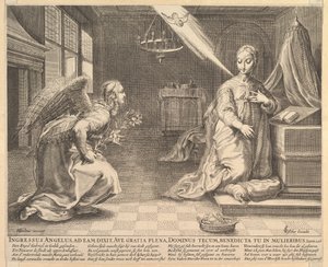 La Anunciación, antes de 1652 de Claes Jansz Visscher