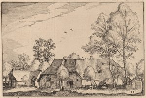 Gran Granja de Claes Jansz Visscher after Johannes van Doetechum, the Elder after Lucas
