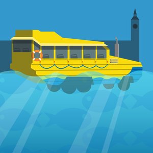 Autobús turístico anfibio de Londres