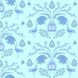 Aroma floral azul
