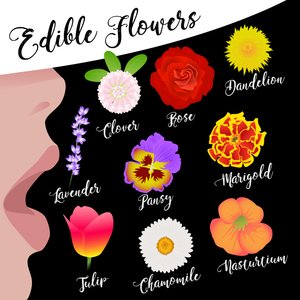 Flores comestibles de Claire Huntley