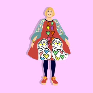 Retrato de Grayson Perry