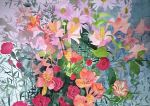Un ramo rosa de Claire Spencer