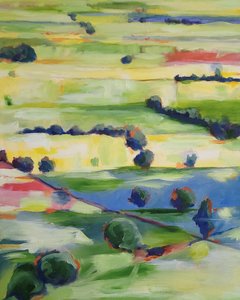 Campos abstractos llenos de vida de Claire Whitehead
