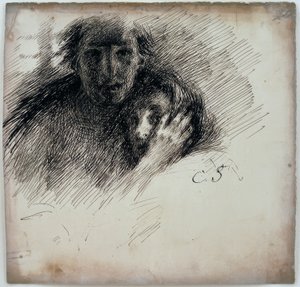 Madre protegiendo a su hijo de Clara Siewert