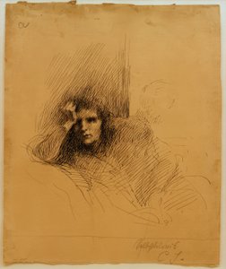 Autorretrato de Clara Siewert