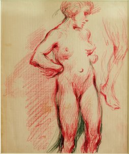 Desnudo femenino de pie