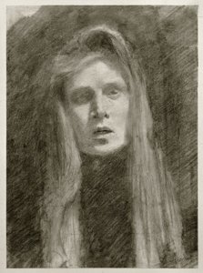 Retrato femenino con pañuelo (Autorretrato)