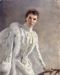 Autorretrato, 1894 de Clara von Rappard