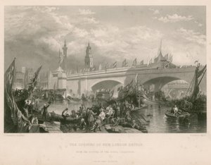 La inauguración del Puente de Londres de Clarkson Frederick Stanfield