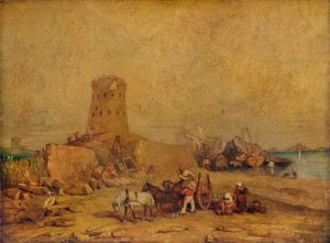 Escena costera, siglo XIX, 1924