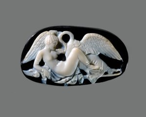 Leda y el cisne camafeo, siglo III d.C.