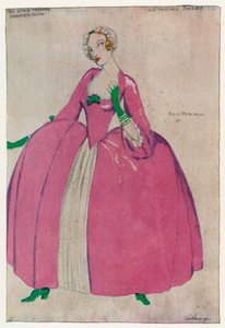 La ópera del mendigo, Polly Peachum de Claud Lovat Fraser