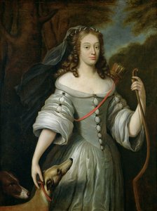 Retrato de Francoise Louise de la Baume le Blanc (1644-1710) Duquesa de Vaujour, también conocida como Mademoiselle de la Valliere de Claude (attr. to) Lefebvre
