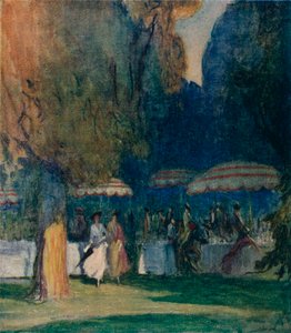 En los jardines de Kensington, 1914 de Claude Allin Shepperson