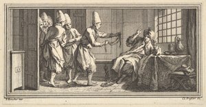 Llevando Cuerda al Prisionero, 1746-47 de Claude Augustin Duflos