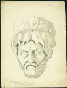 Cabeza de un Hombre, 1874 de Claude Conder