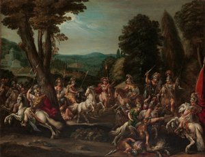 Triunfo de las Amazonas de Claude Deruet