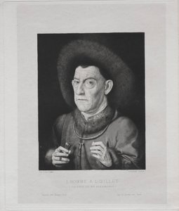 Hombre con un clavel, 1869