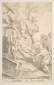 Entierro de Cristo de Claude Gillot, Jacques Gabriel Huquier