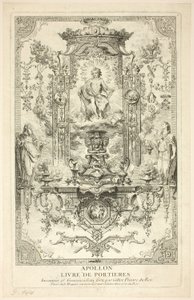 Apolo, de Livre de Portieres de Claude Gillot