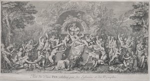 Los Cuatro Festivales: Festival del Dios Pan de Claude Gillot
