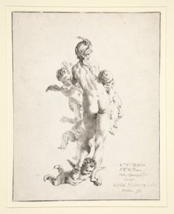 Sin título (desnudo femenino con amorcillos) de Claude Henri Watelet