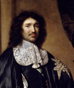 (detalle) Retrato de Jean Baptiste Colbert (1619-1683) Ministro de Luis XIV de Claude Lefebvre