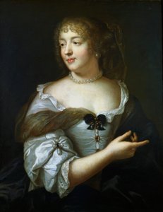 Madame de Sévigné, cortesana y escritora de cartas francesa, siglo XVII de Claude Lefebvre