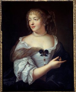 Retrato de la mujer de letras Marie de Rabutin Chantal, Marquesa de Sévigné (1626-1696) de Claude Lefebvre