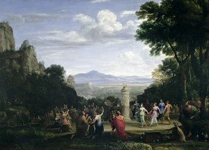 La adoración del Becerro de Oro de Claude Lorrain (1600 82)