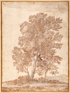Tres árboles de Claude Lorrain