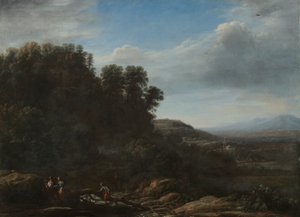 Paisaje italiano, c.1630 (óleo sobre lienzo) de Claude Lorrain (1600 82)