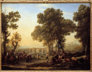 La fiesta aldeana de Claude Lorrain