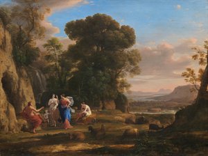 El juicio de Paris de Claude Lorrain