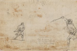 David y Goliat verso, c. 1645