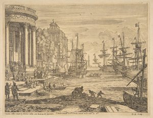 Embarque de Santa Úrsula, 1665 de Claude Lorrain