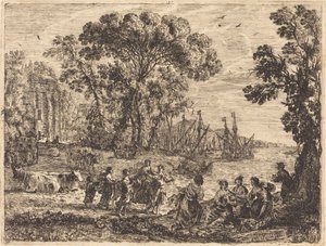 El rapto de Europa de Claude Lorrain