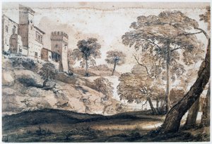 Caza de ciervos de Claude Lorrain