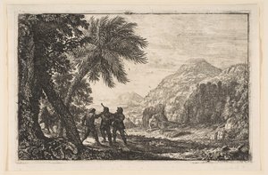 Paisaje con Bandidos, 1633 de Claude Lorrain