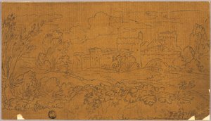 Paisaje con Ciudad Amurallada de Claude Lorrain